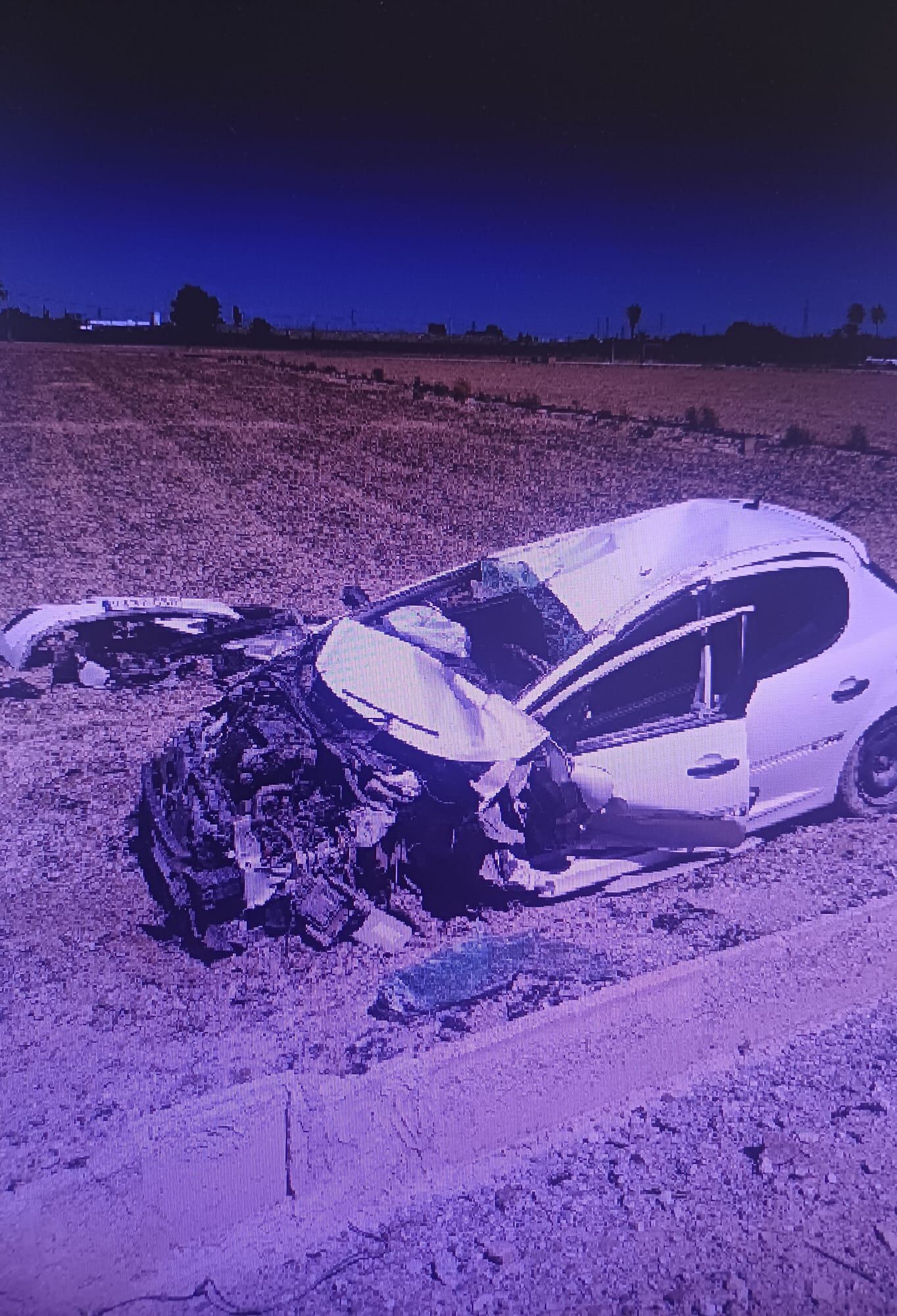Dos heridos en un accidente de tráfico en Totana(Murcia)
