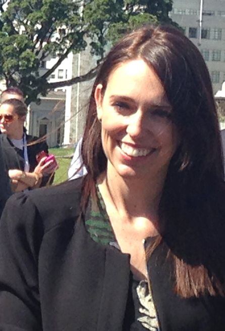 La nueva primera ministra de Nueva Zelanda, Jacinda Ardern de 37 años, la mandataria mas joven que ha tenido este país.