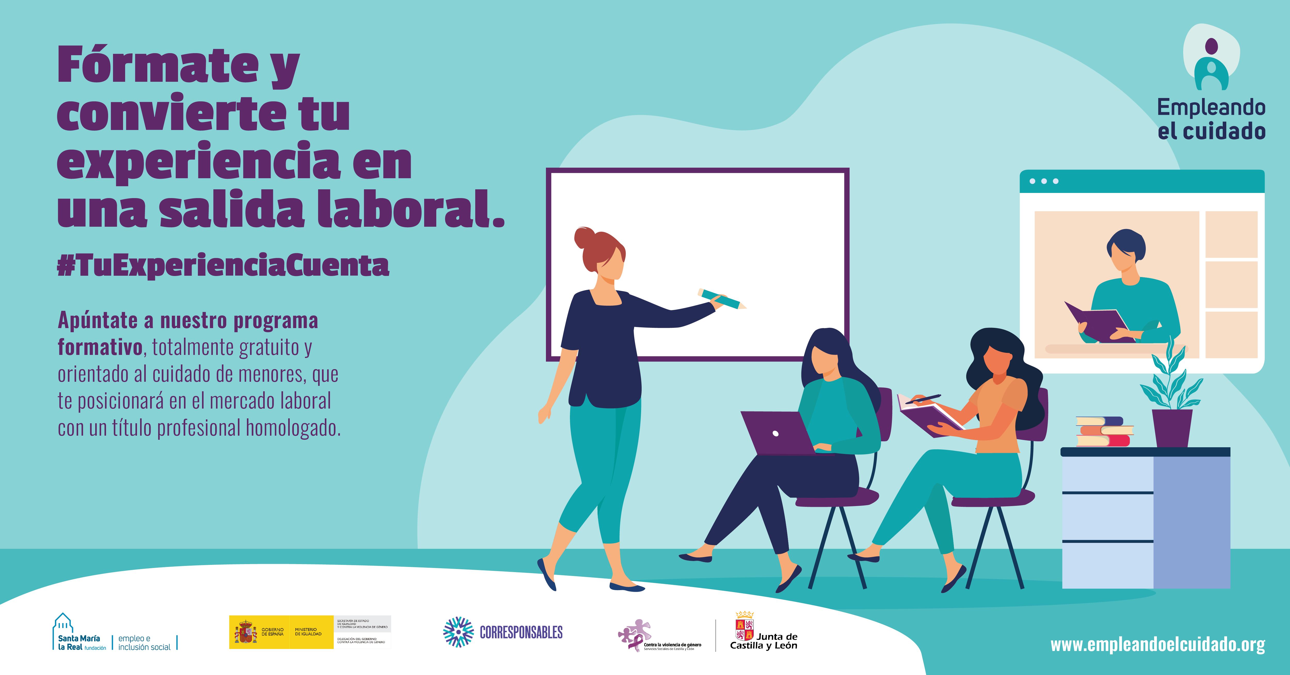 Abierta la inscripción a la formación gratuita de “Empleando el Cuidado” en la provincia de Palencia