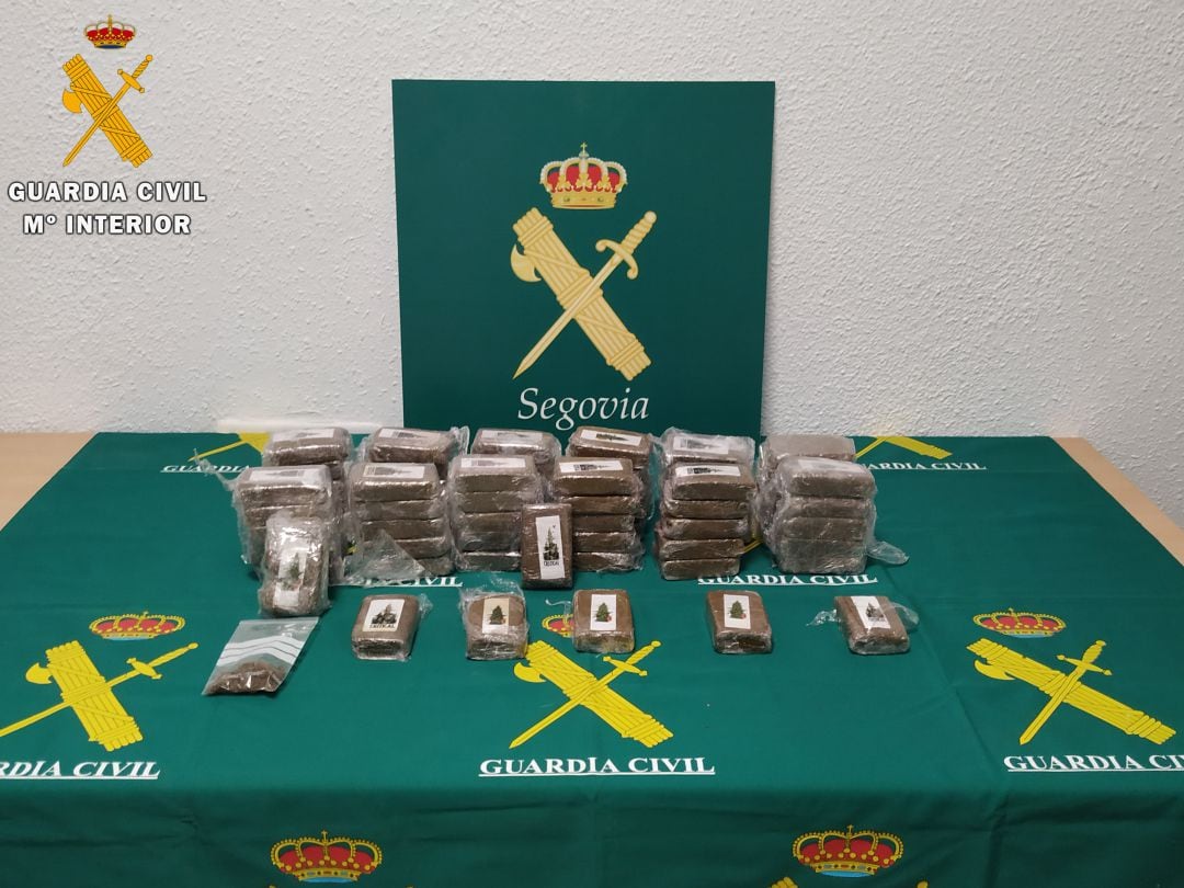 Droga incautada en El Espinar 