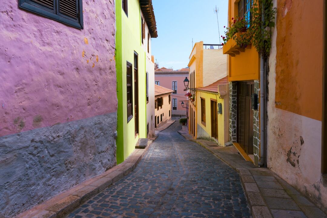 Una calle del Casco Histórico del municipio de La Orotava