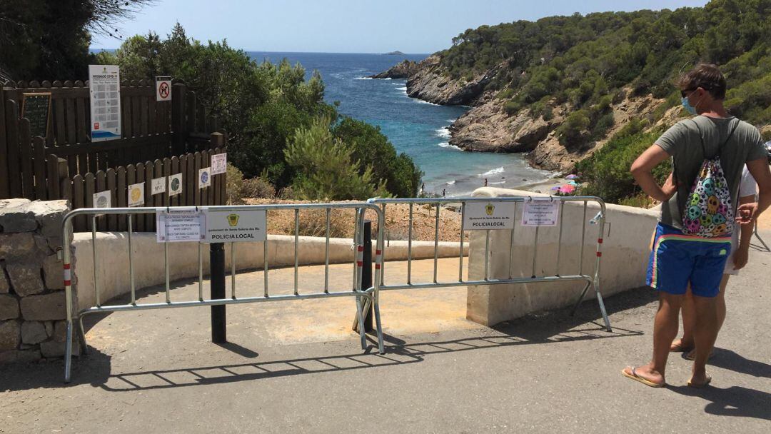 Cierre temporal de Cala Boix