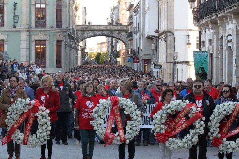 Manifestación por los servicios del HULA