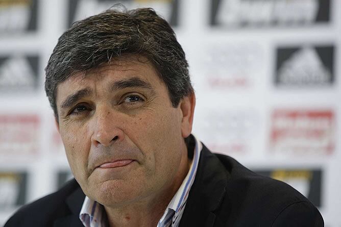 Juande Ramos en la rueda de prensa de este viernes