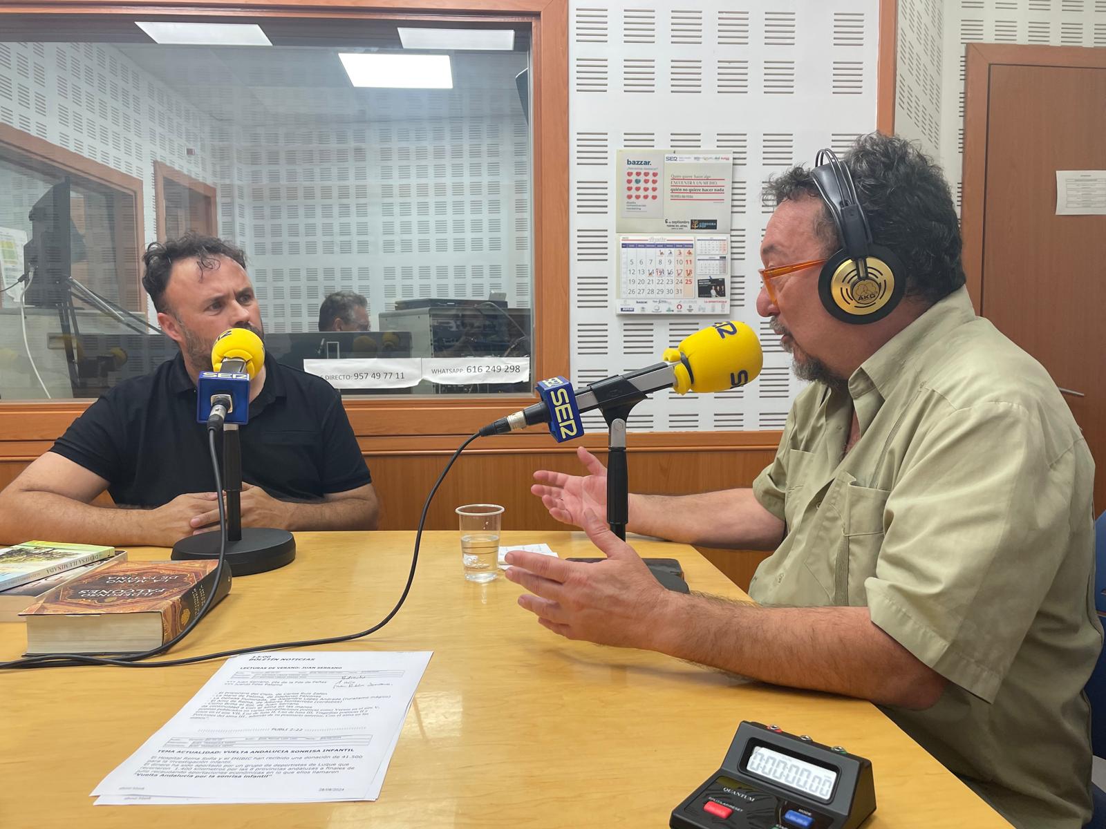 Juan Serrano charla con Juanjo Fernández Palomo en Hoy por Hoy Córdoba