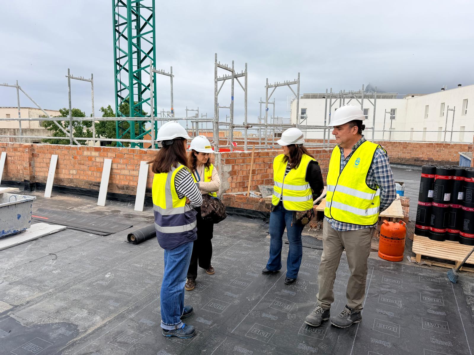 Un momento de la visita