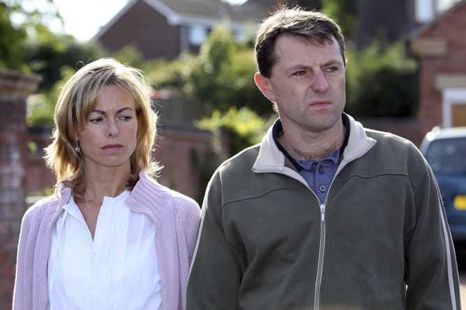 Kate y Gerry McCann, padres de Madeleine
