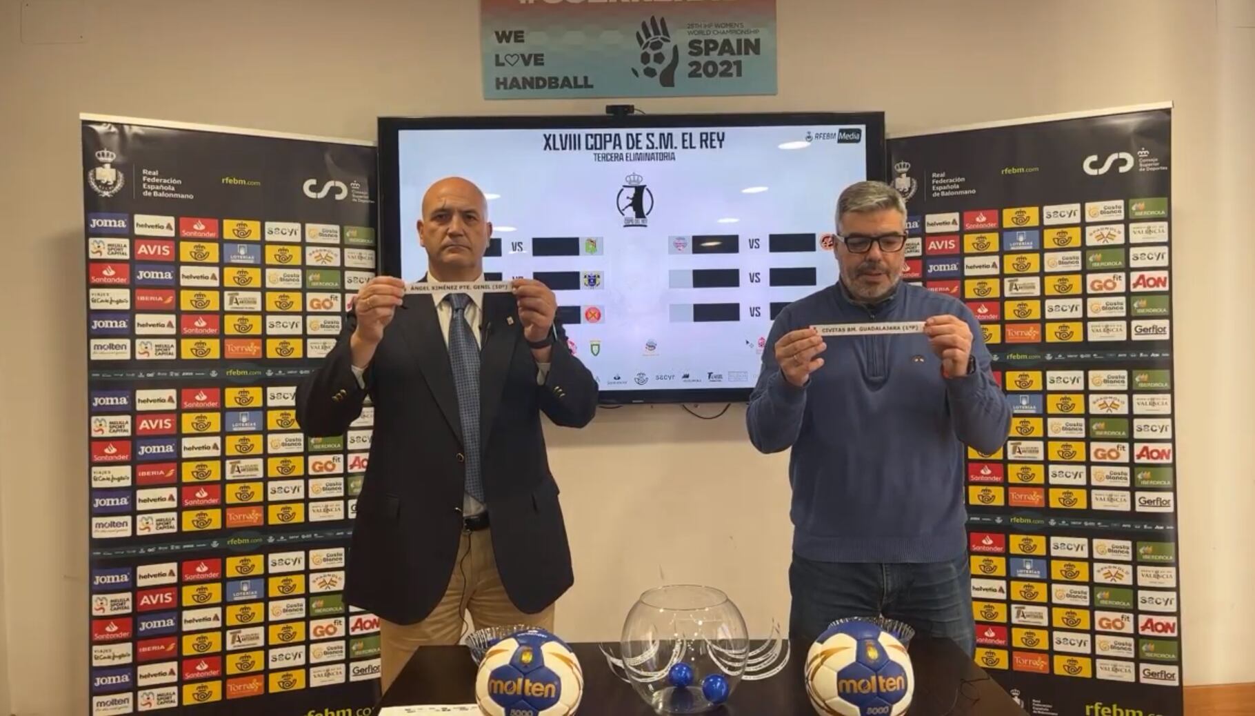 Sorteo Copa del Rey de Balonmano