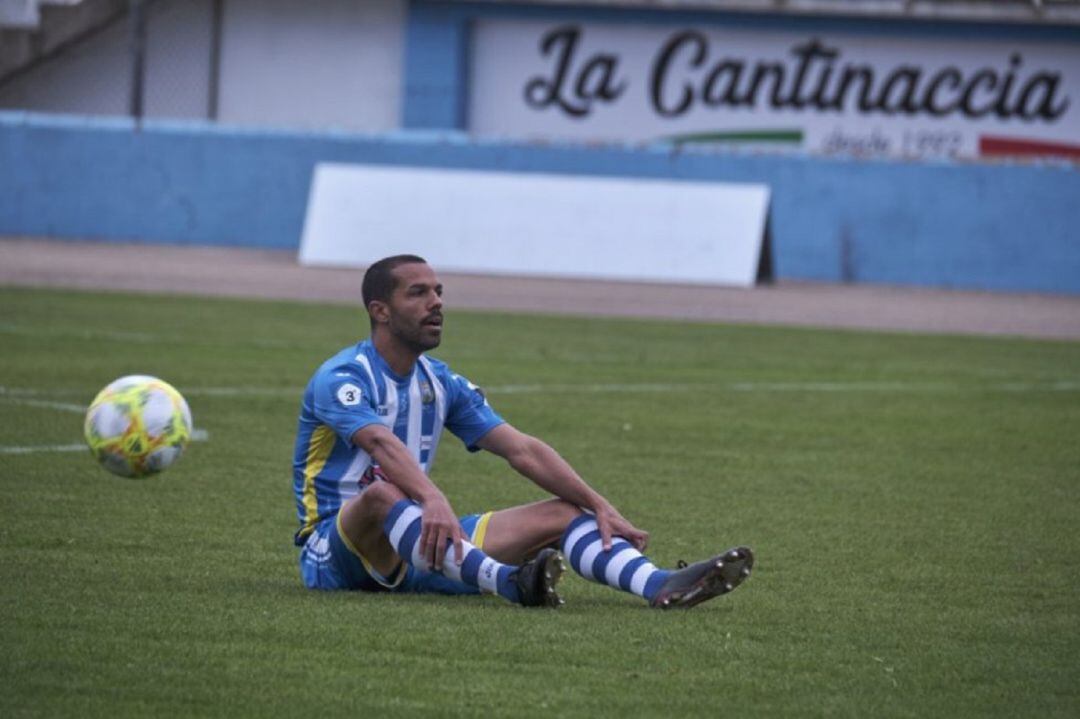 El extremeño durante un encuentro de la presente temporada.
