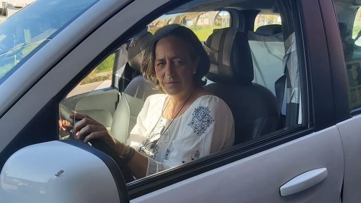 Araceli Sánchez y el coronavirus desde un Taxi