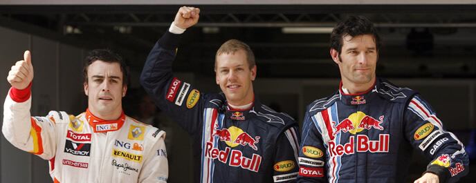 Sebastian Vettel saldrá el primero y Mark Webber, el tercero