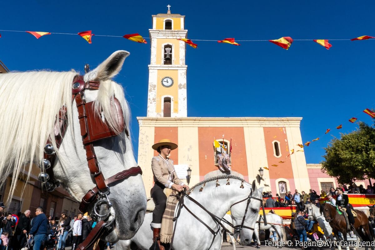 Bendición de animales en la Parroquia de San Antón