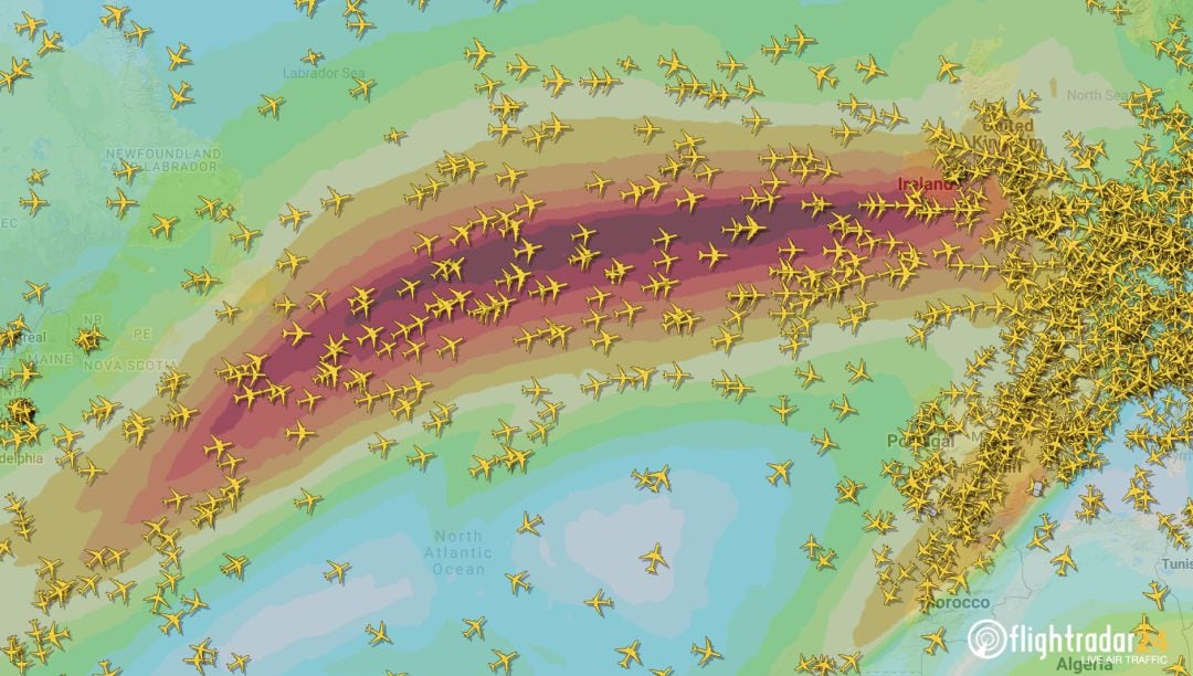 La racha de viento ayudó a lograr la proeza.