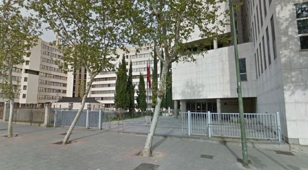 Acceso a los juzgados de Plaza der Castilla