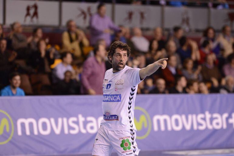 Juanín García, durante un partido de la temporada