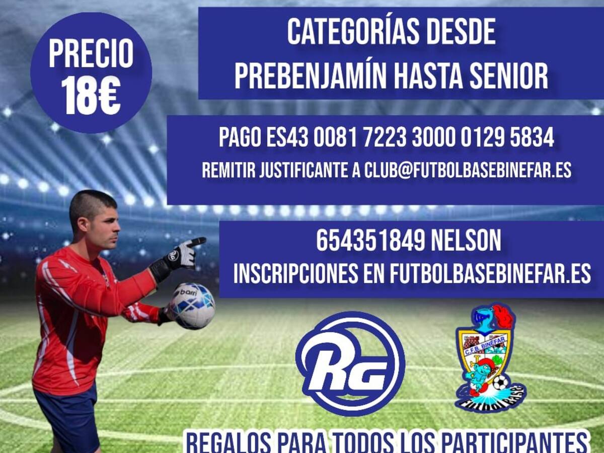 El Club Binéfar Fútbol Base organiza la segunda edición de la batalla de porteros