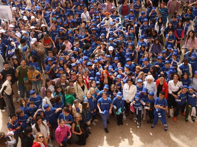 Sara García junto al resto de participantes en el I Foro de la Mujer en la Ingeniería, celebrado en la Universidad Politécnica de Cartagena.
