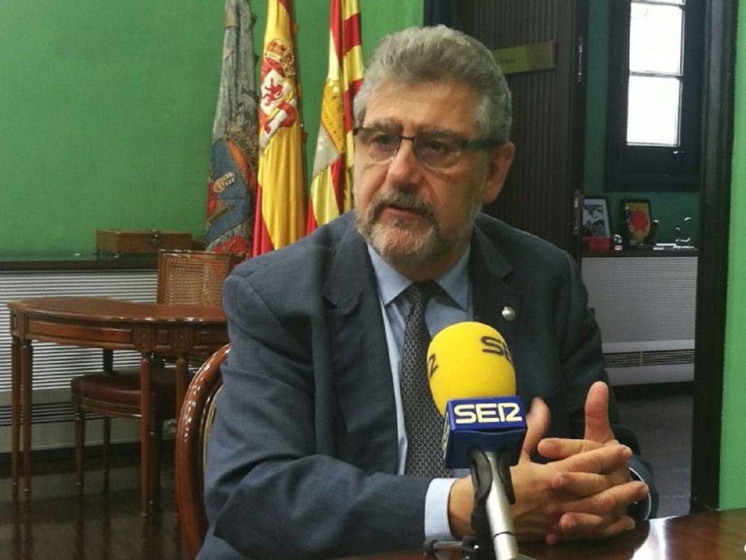 El rector de la Universidad de Zaragoza, José Antonio Mayoral, en una imagen de archivo 