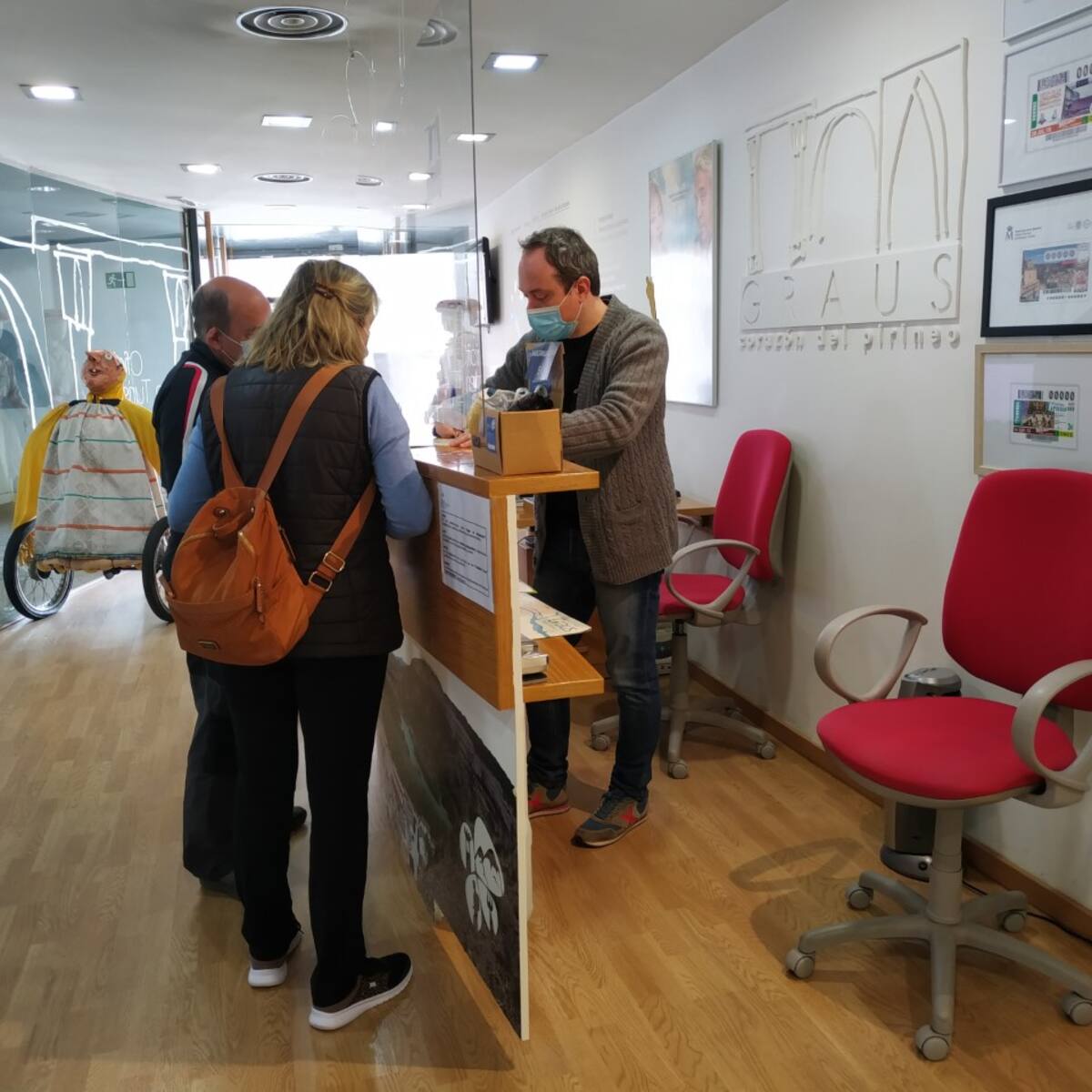 La oficina de turismo de Graus espera ‘más movimiento’ de lo habitual