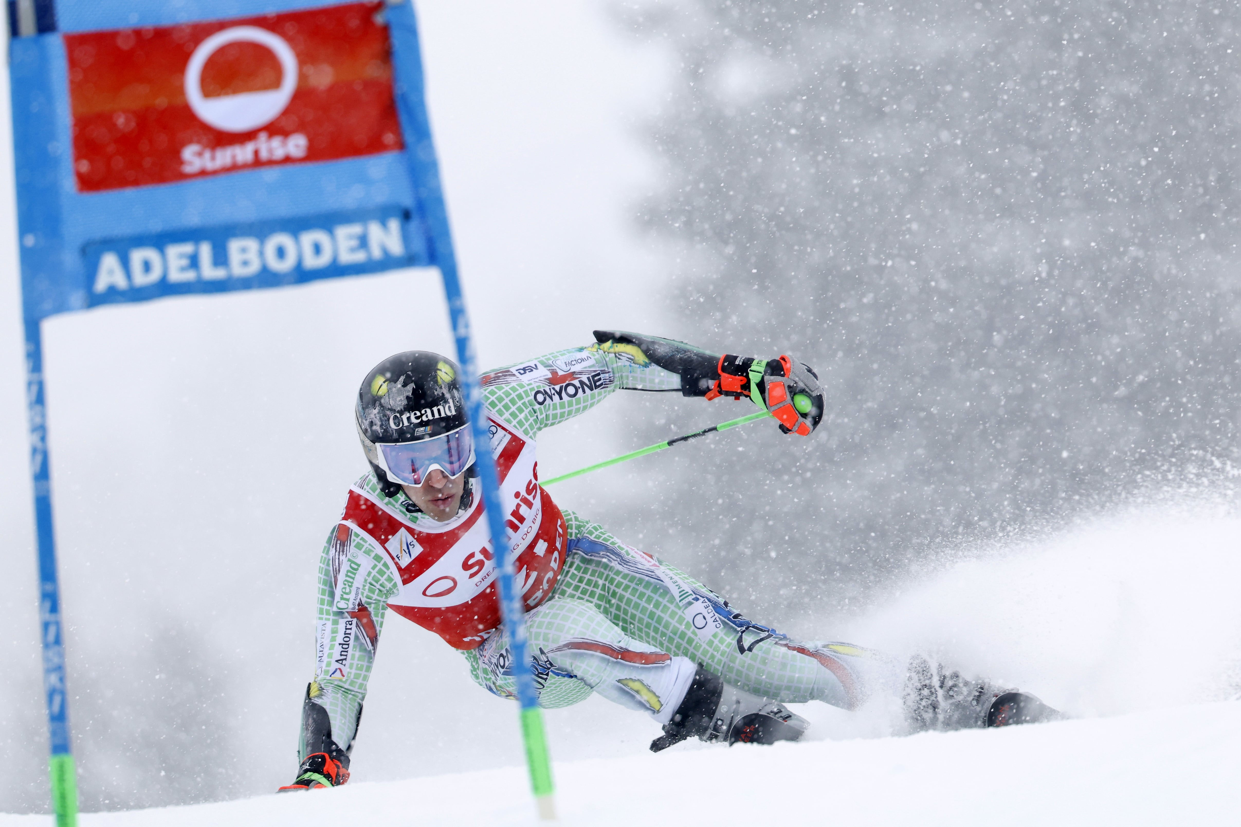 Joan Verdú, a Adelboden