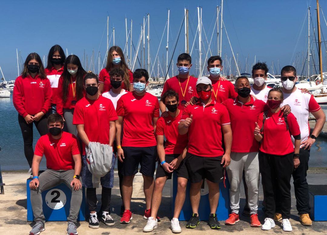 El equipo castellonense de kayay de mar realizó una gran competición en Denia