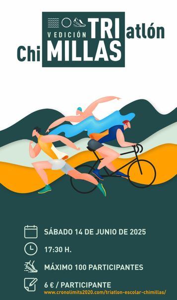 Cartel del Triatlón Infantil Trimillas