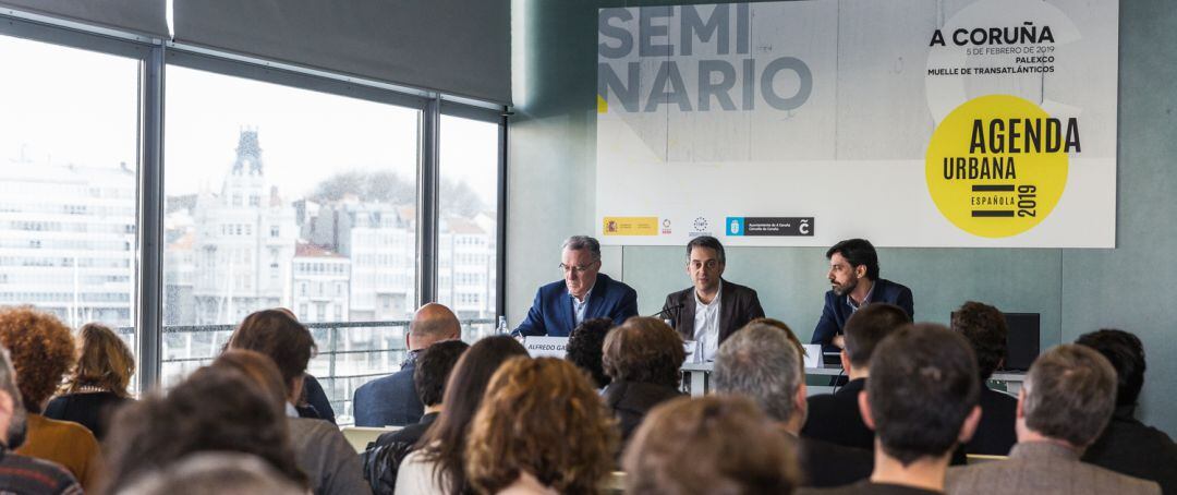 Ferreiro en un acto de agenda urbana