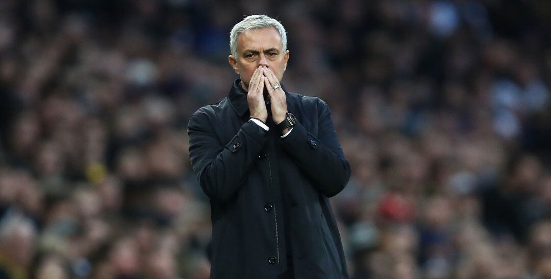 José Mourinho, en la pasada jornada de la Premier League.