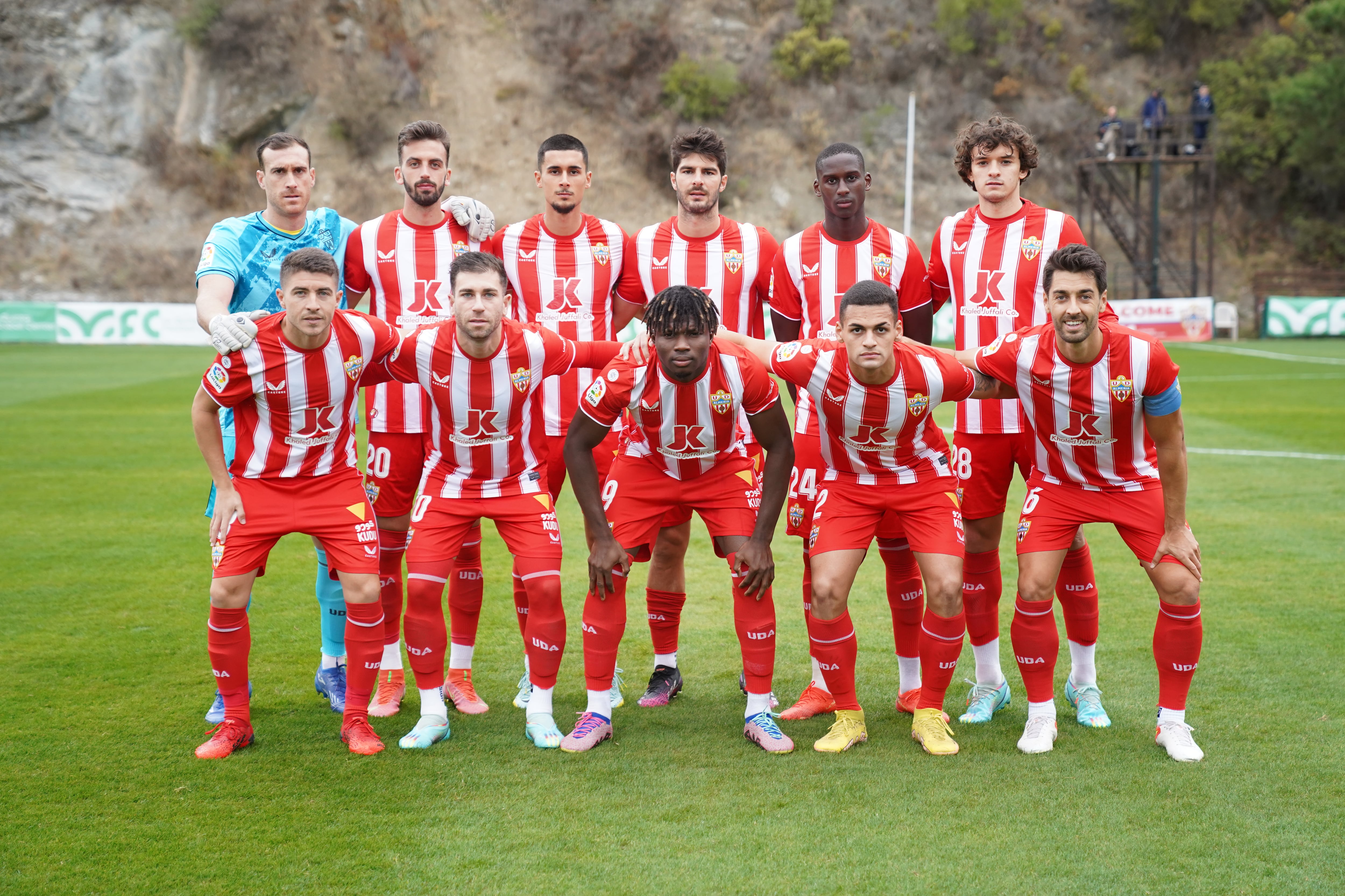 El once del Almería.
