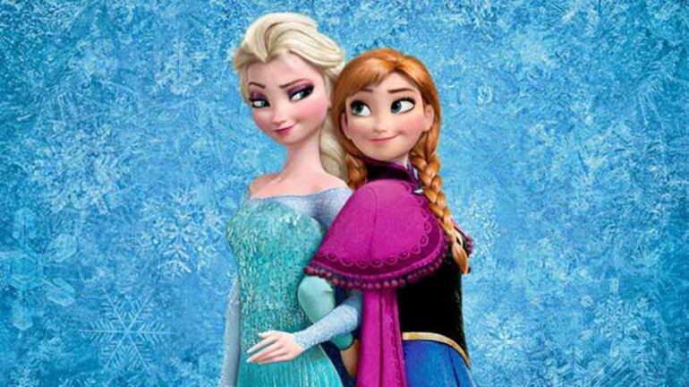 Imagen de Frozen con su protagonista, Elsa, a la izquierda