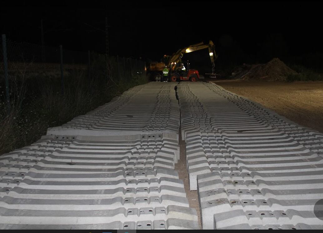 Obras tramo Castelló - Vinaròs