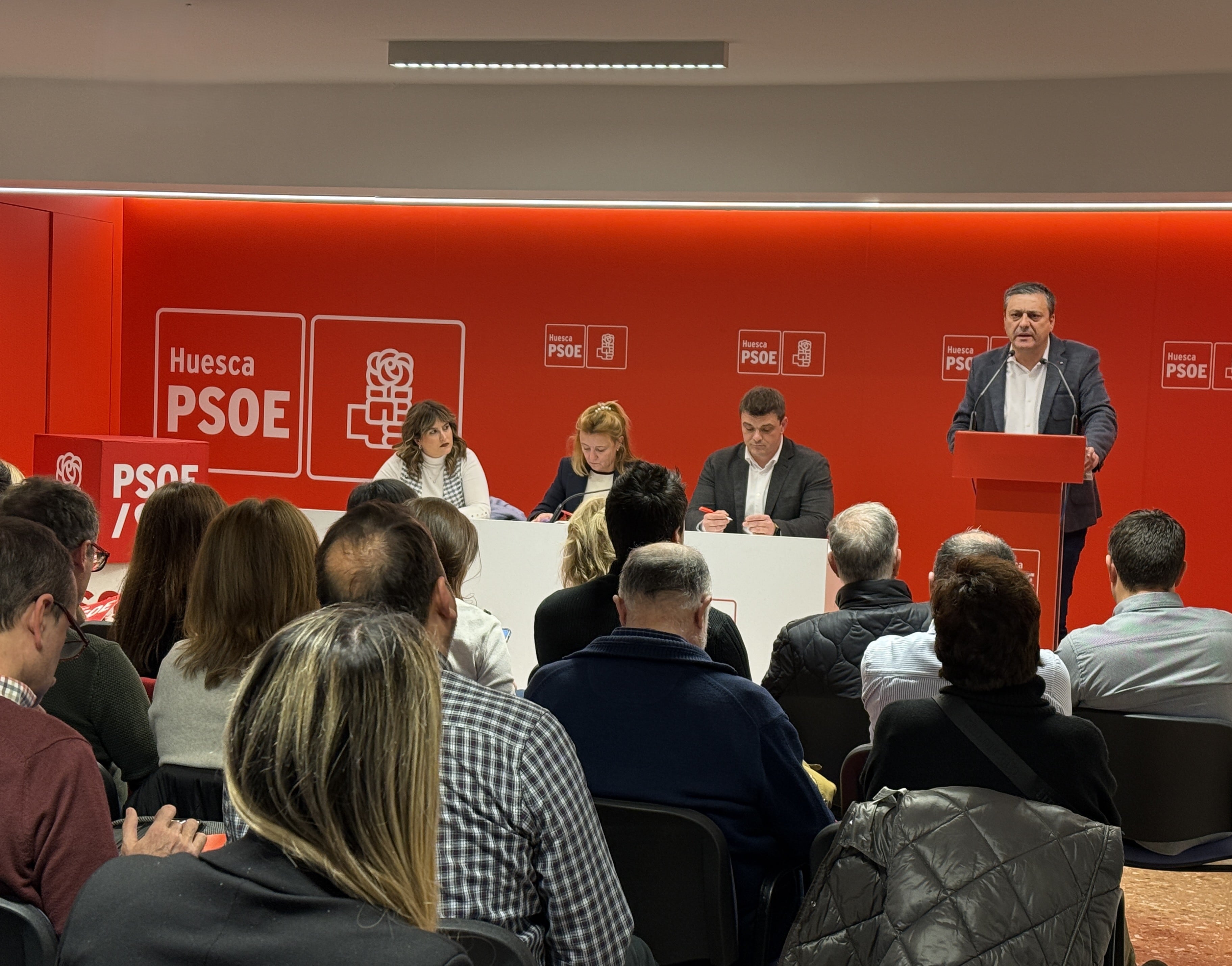 Intervención de Fernando Sabés durante el Comité Provincial