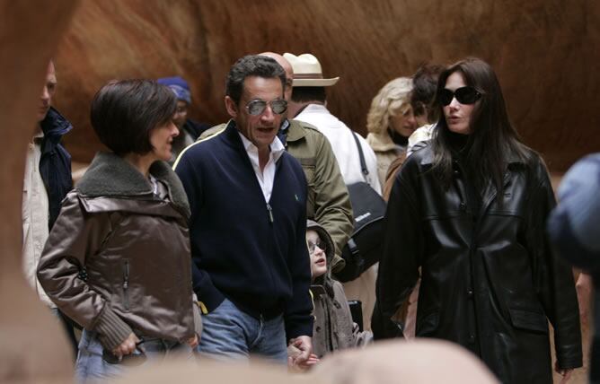 Carla Bruni y Nicolas Sarkozy