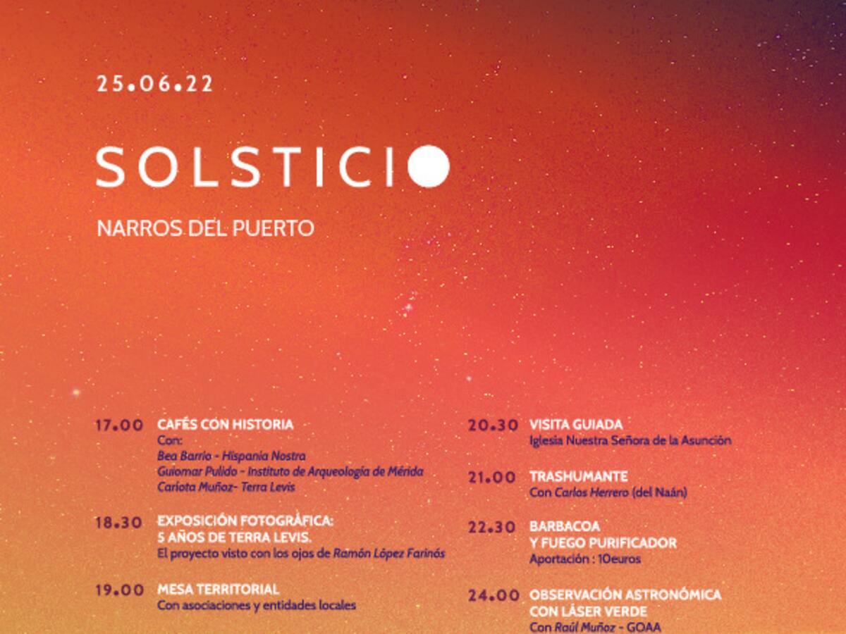 Narros del Puerto celebra este sábado el Solsticio