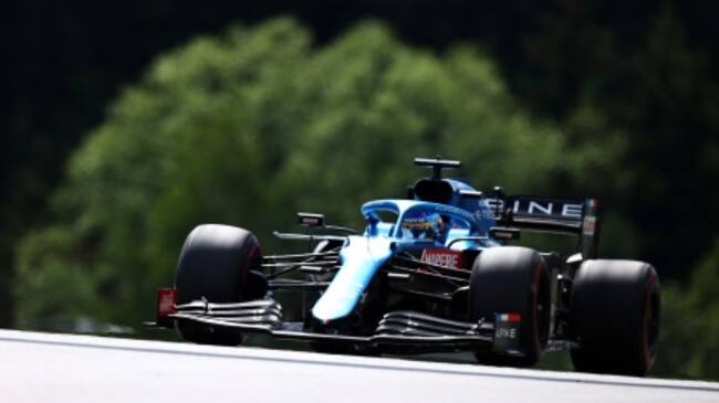 Fernando Alonso durante el Gran Premio de Styria
