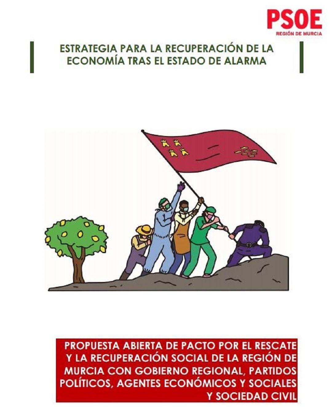 Diego Conesa ha ofrecido este jueves una Propuesta Abierta de Pacto por el Rescate y la Recuperación Social de la Región de Murcia dirigida al Gobierno regional, partidos políticos, agentes económicos y sociales y la ciudadanía en general
