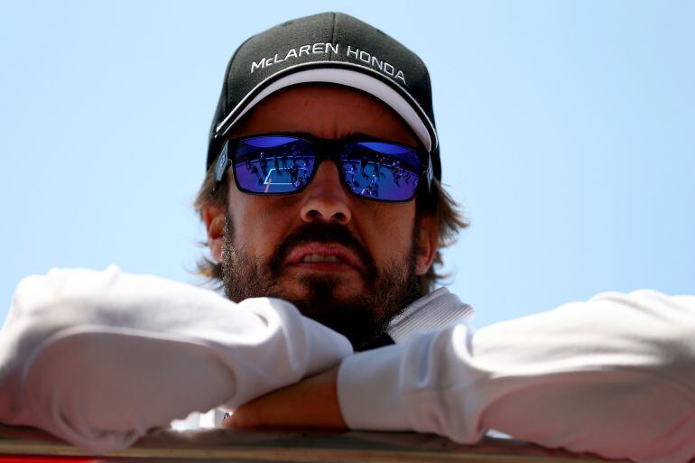 Fernando Alonso, en Shanghai