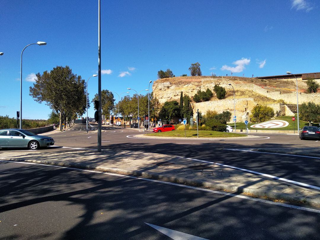Imagen tomada este martes de la Glorieta de los Milagros.