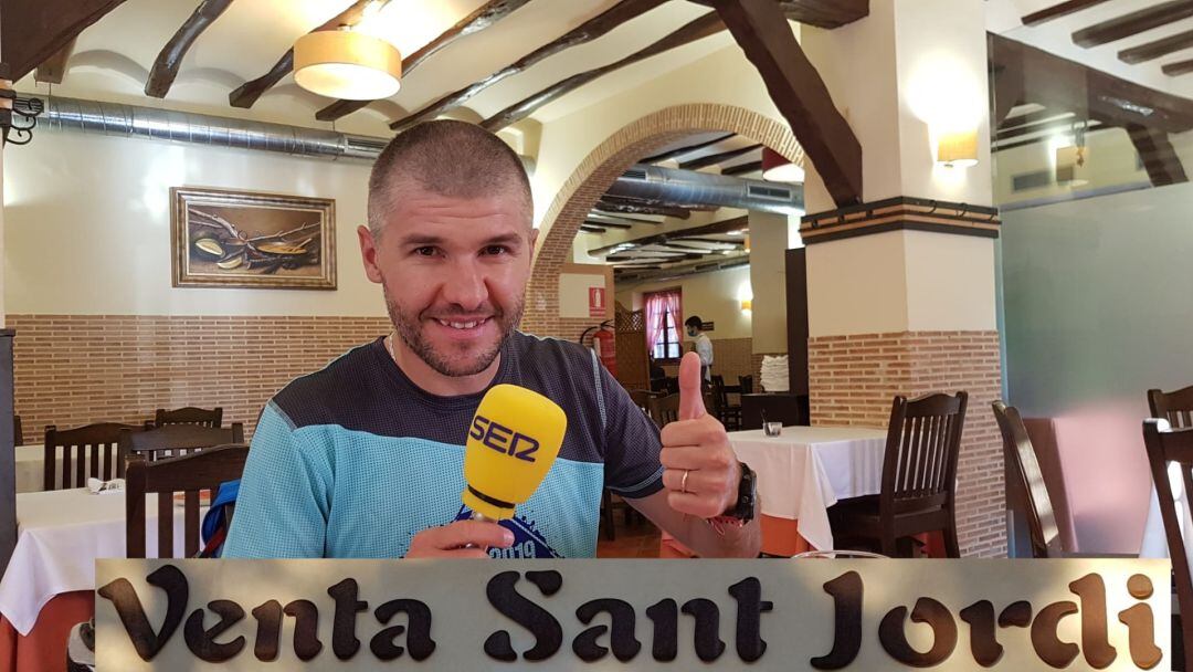 David Miró desde la Venta Sant Jordi