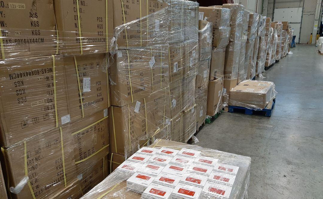 Material adquirido por el Ministerio de Sanidad para ser distribuido en Castilla y León