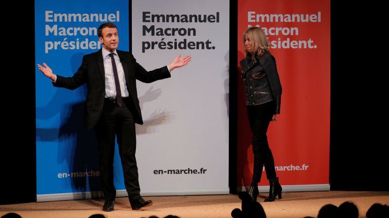 El candidato del nueva formación &#039;En Marche!&#039;, Emmanuel Macron.