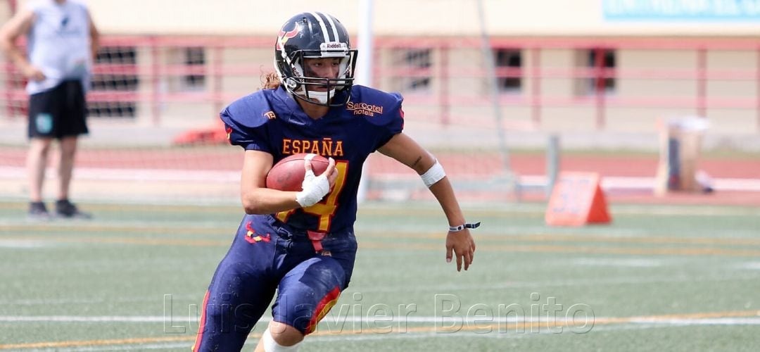 Cristina Gómez juega en el equipo de Las Rozas Black Demons. 