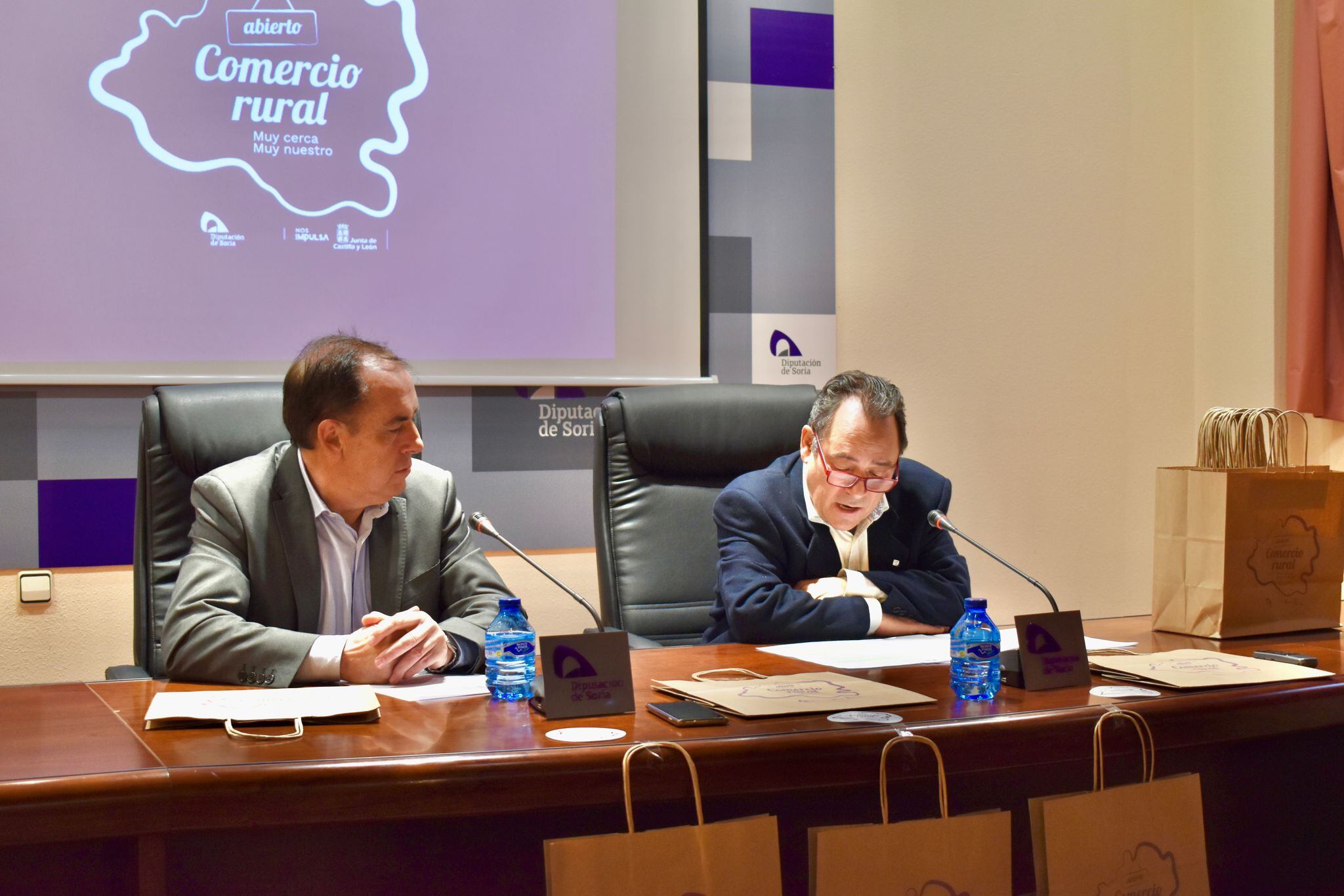 Presentación de la campaña de Comercio Rural de la Diputación de Soria.