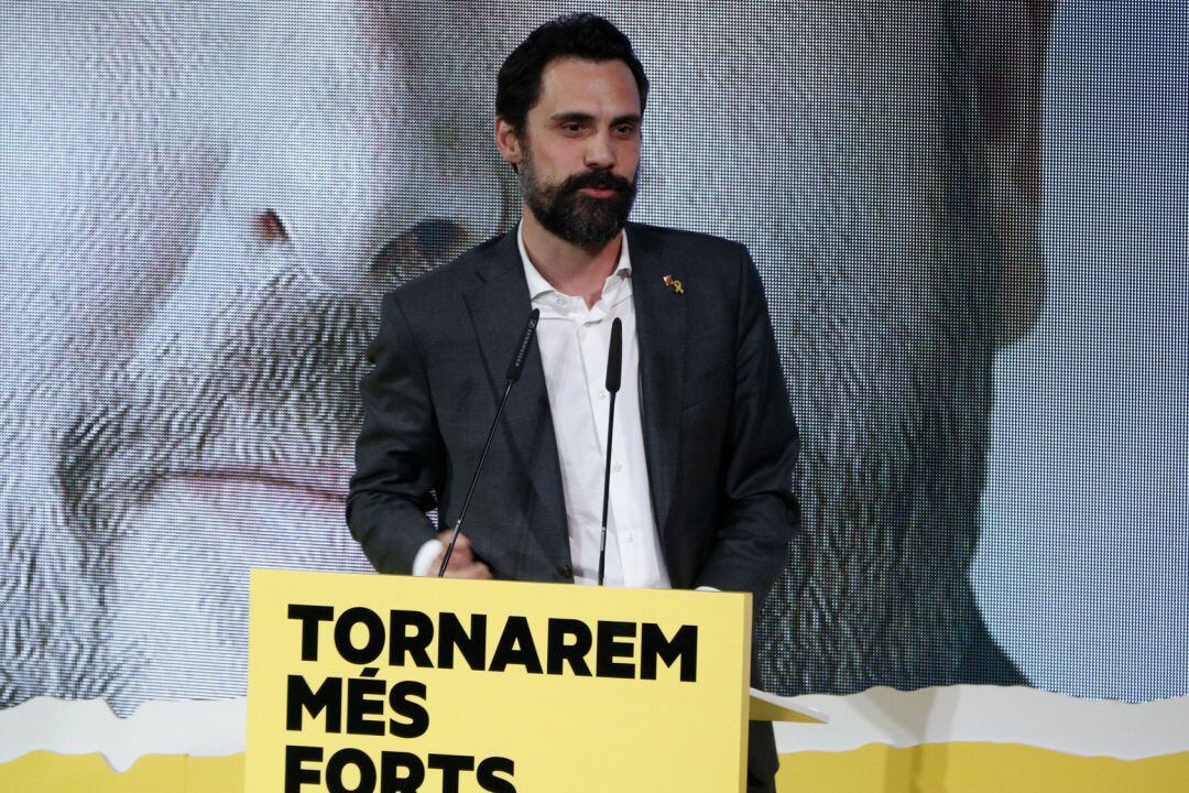 El presidente del Parlament, Roger Torrent