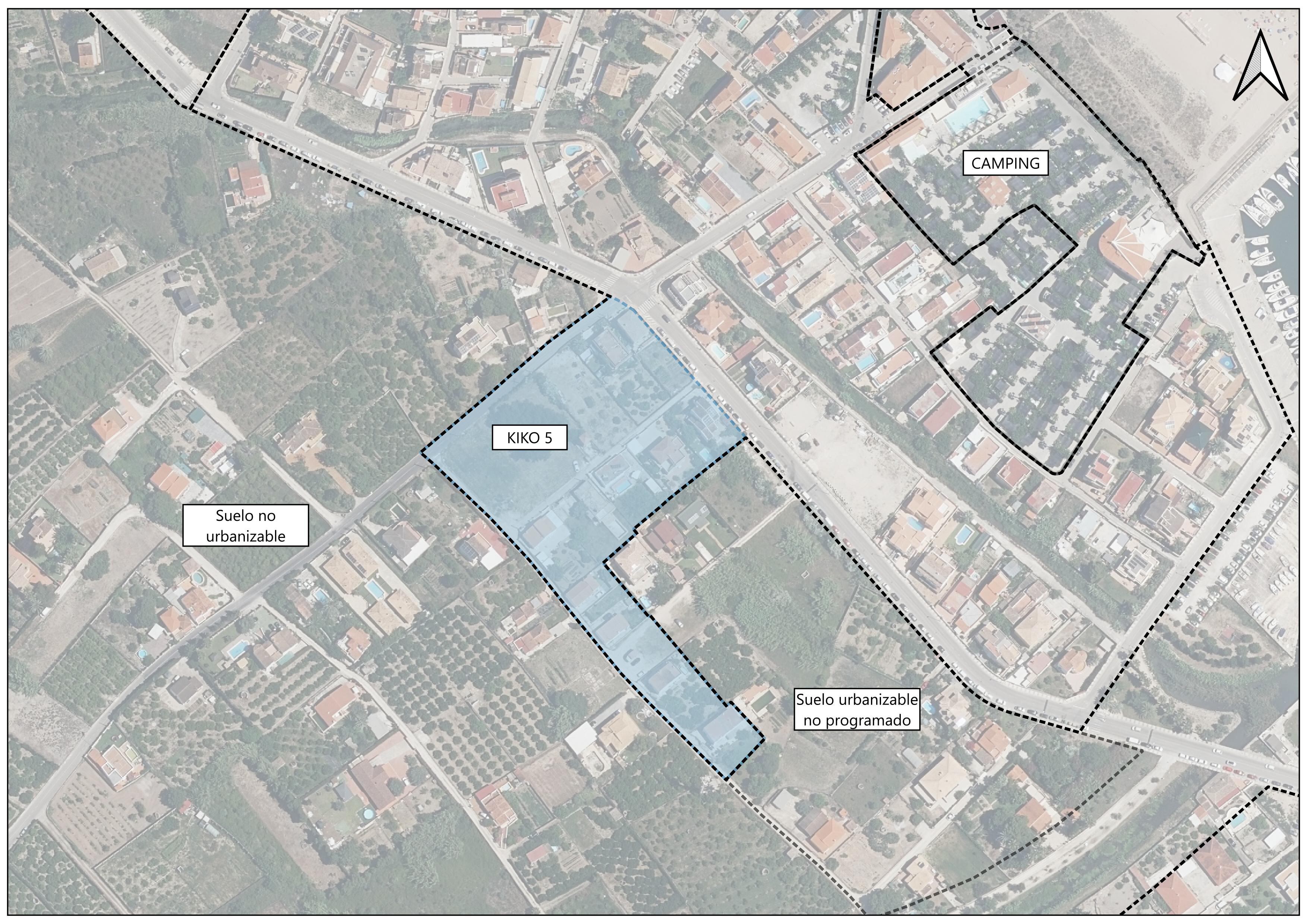 Zona de la actuación.