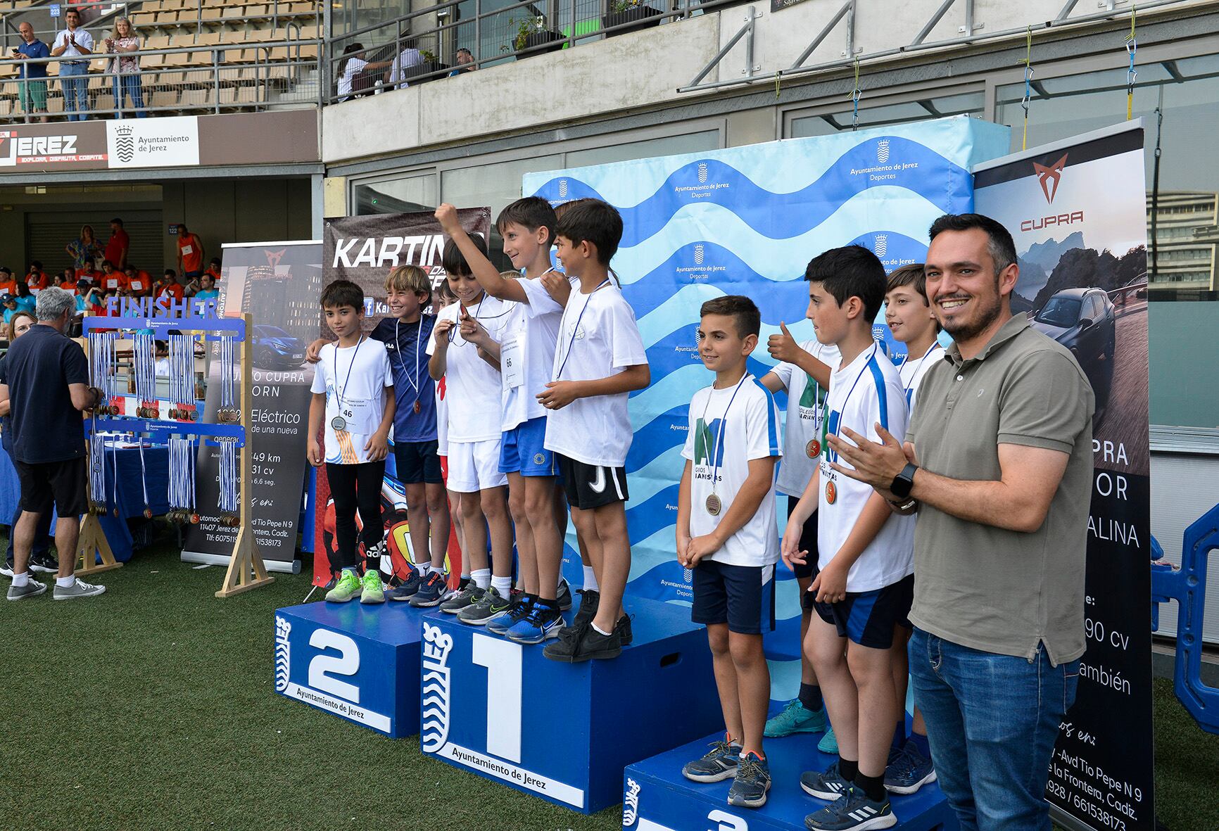 Jesús Alba acudió a la entrega de medallas