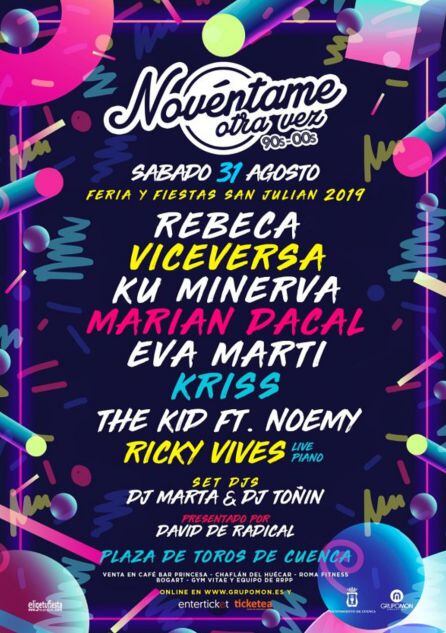 Cartel del festival &#039;Novéntame otra vez&#039; de Cuenca.