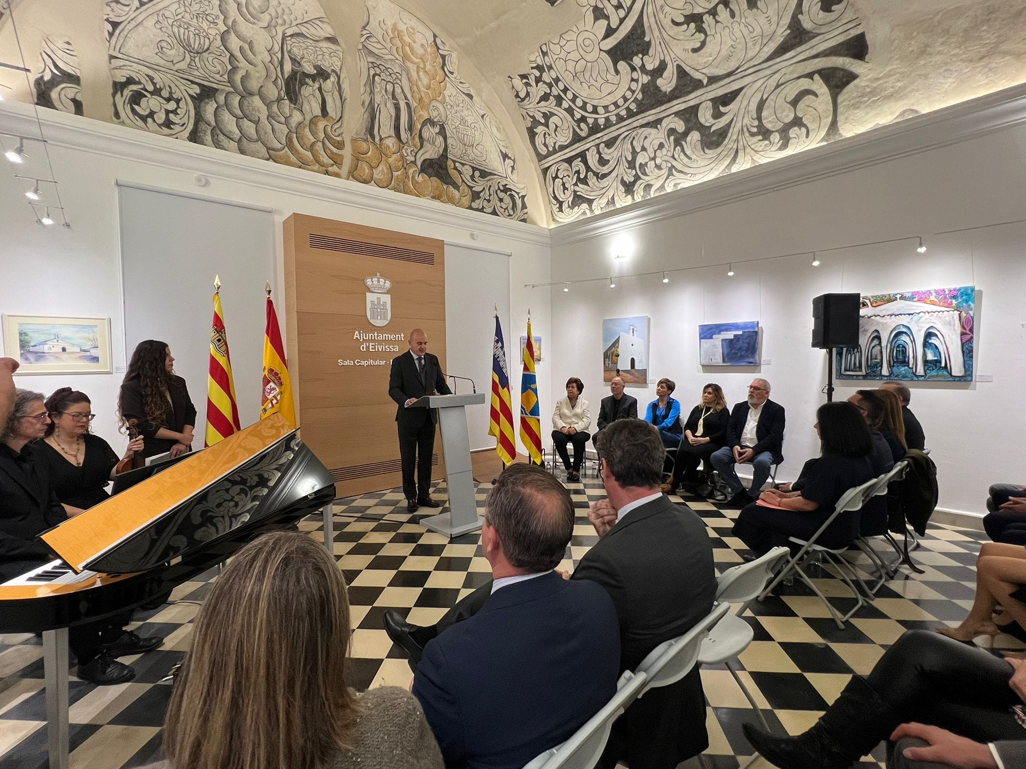 Acto en Ibiza del Día de la Constitución