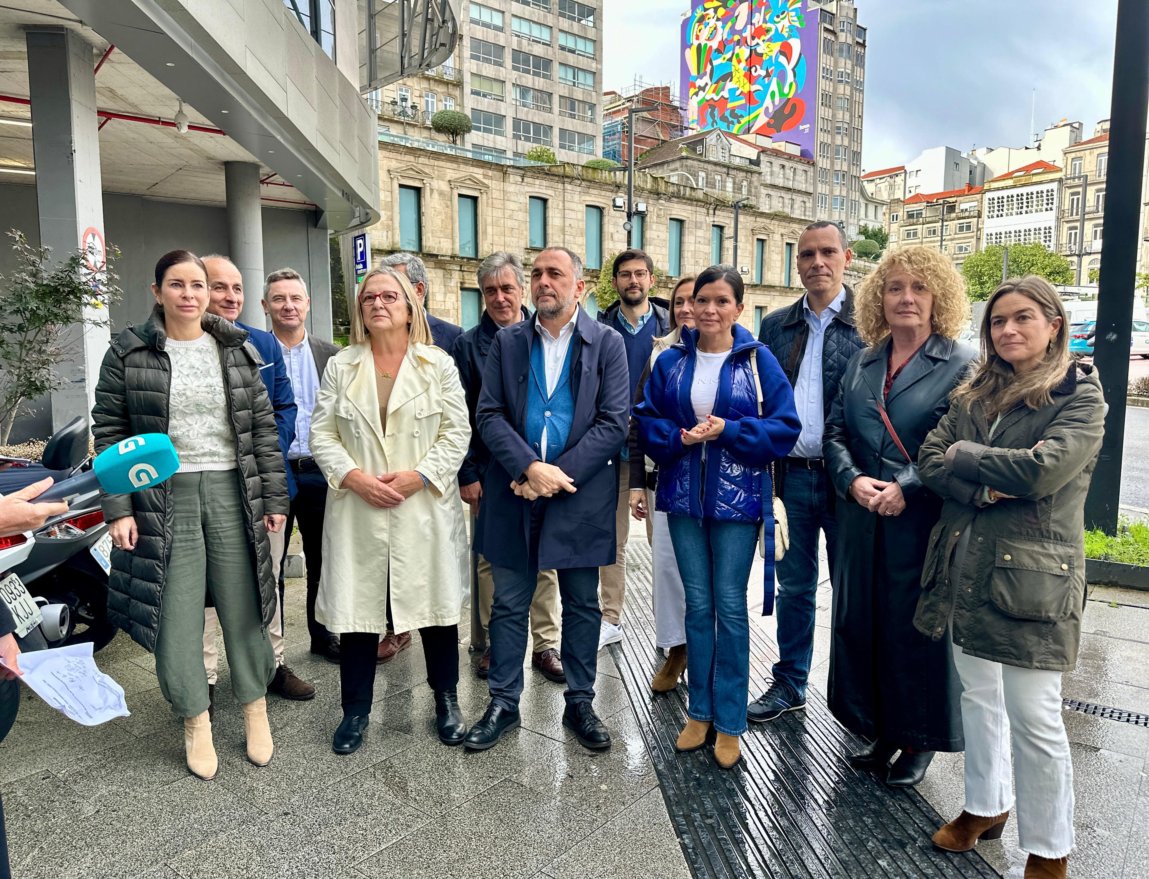 Julio García Comesaña pide al Gobierno central que ponga el foco en el AVE Portugal-Vigo