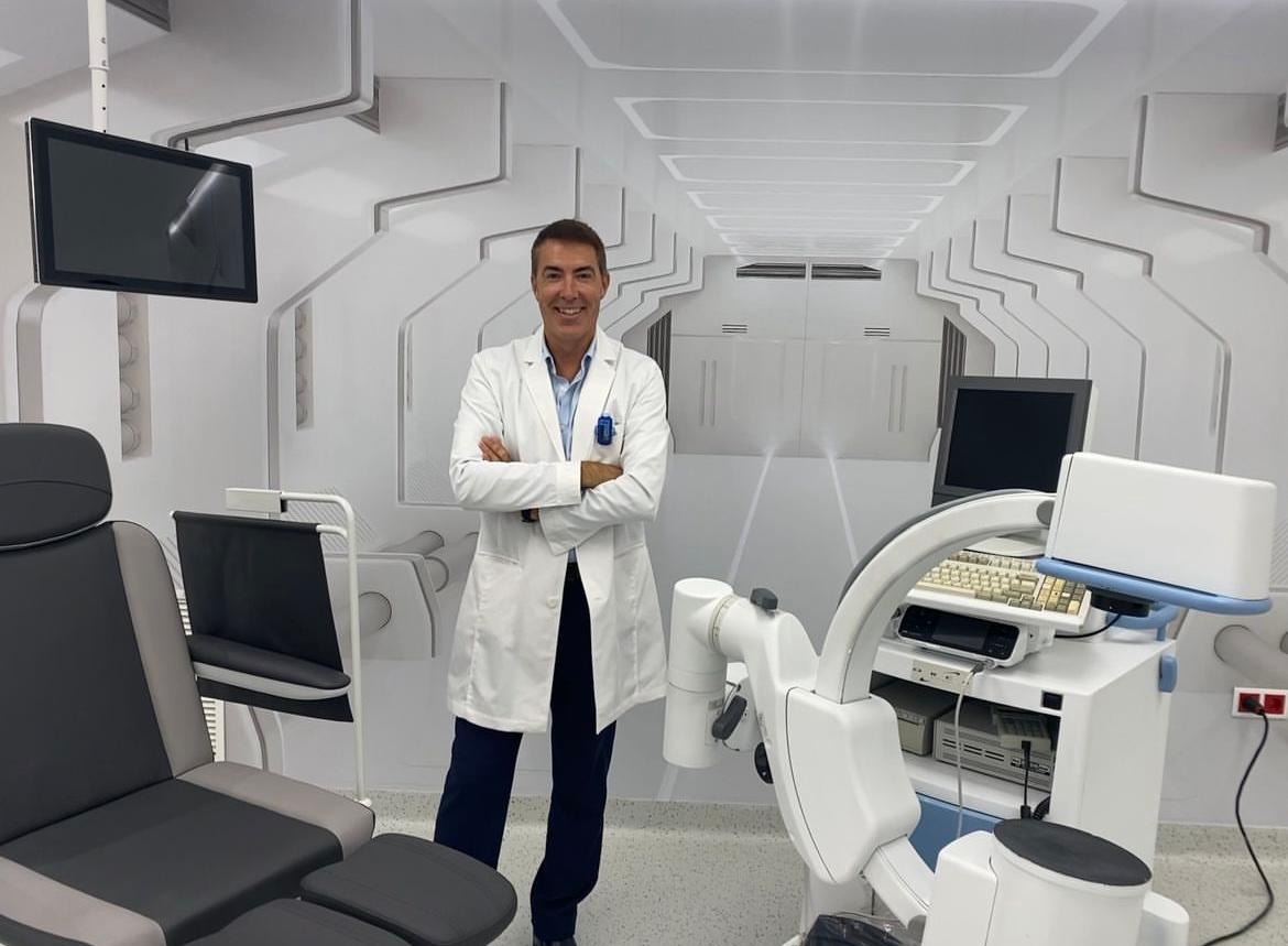 José María Rico, en la Centro Podológico RICO